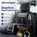 Zelvarique™ SnapNest Modular Headrest Organizer